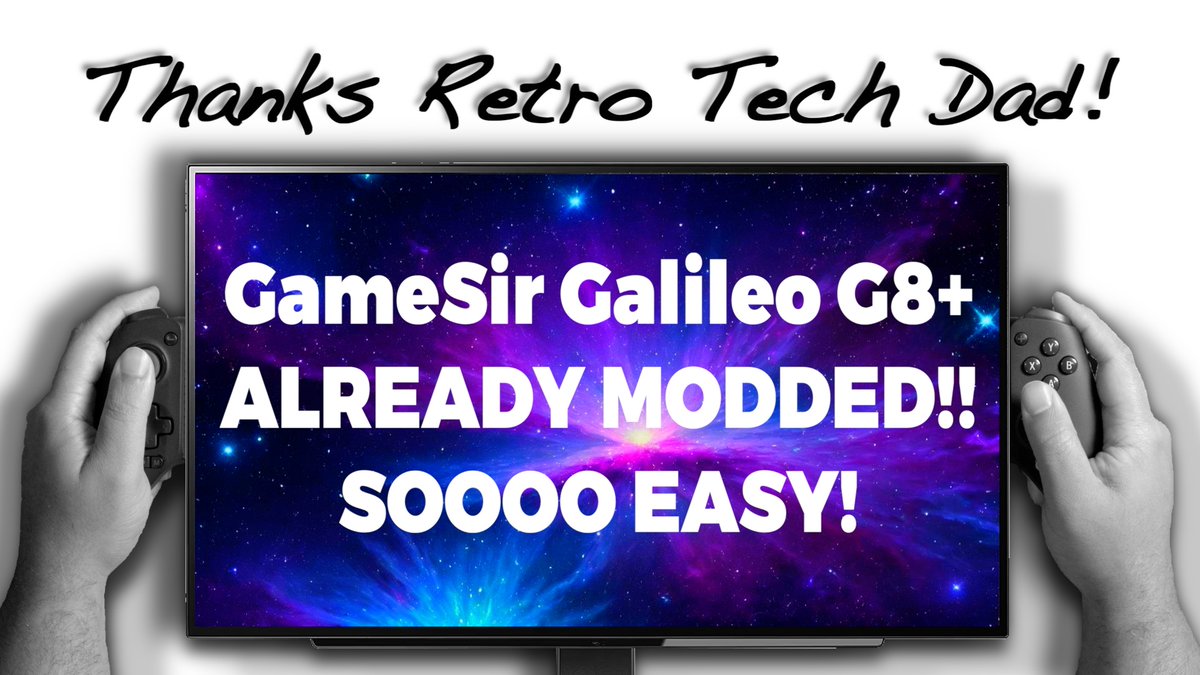 Game_Tech_Talk's tweet image. Twitter is like a foreign language to me. But every now and then, you can catch me making a post and today is that day!

@RetroTechDadYT Just dropped a bombshell and I made a video about it. Credits goes to him!