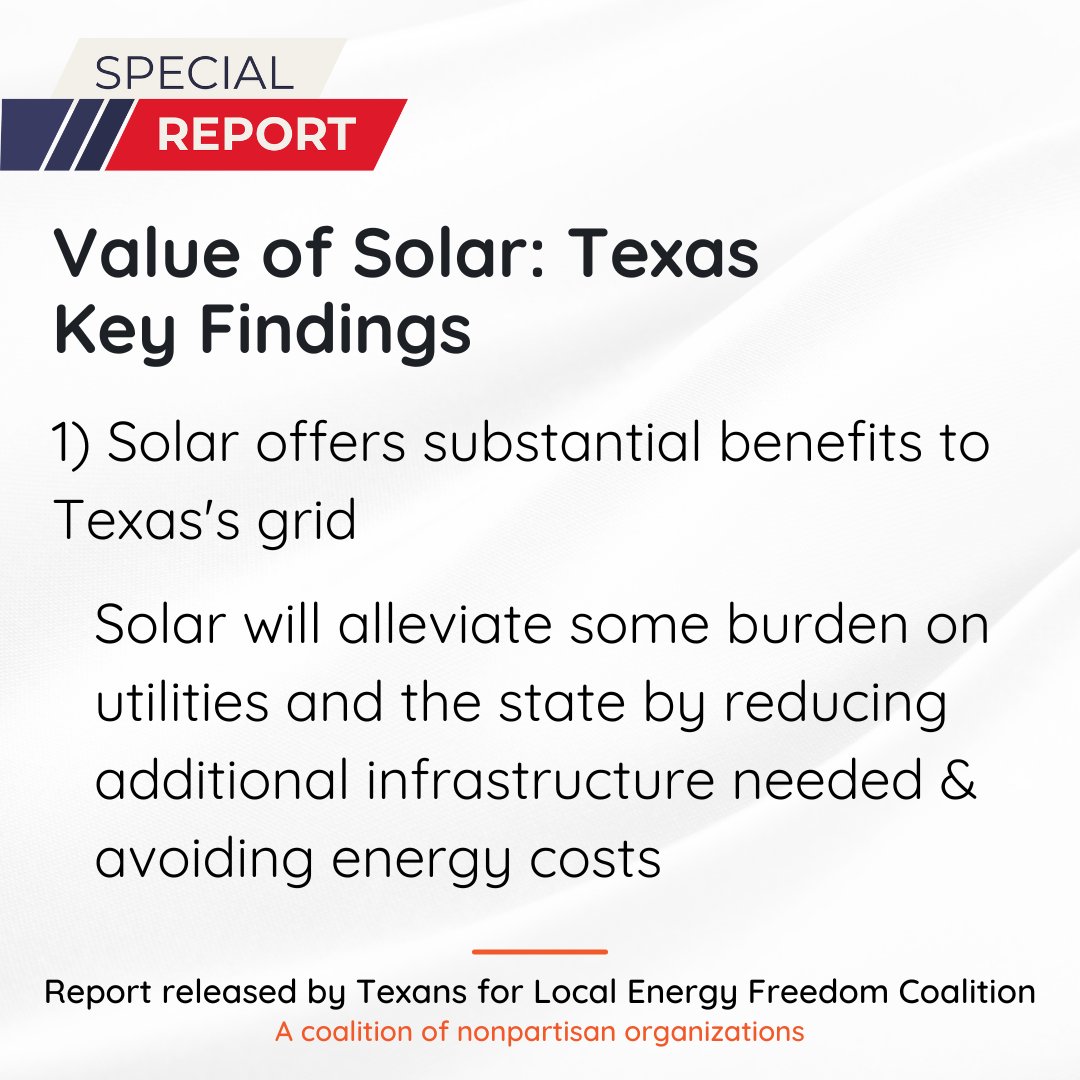 SolarNeighbors's tweet photo. Our friends at @TXSES released a new study today analyzing the value of #RooftopSolar throughout the state. Read through the slides to learn more, or go to https://t.co/zuxhCyLyLO! https://t.co/WWJxXwj5b0