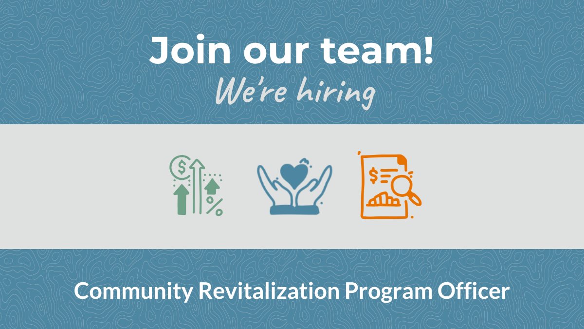 JOIN OUR TEAM! We’re hiring for a Community Revitalization Program Officer who will be accountable for originating and underwriting small business loans, including initial application intake, financial and credit analysis, and loan closings. Learn more: nwmf.org/who-we-are/joi…