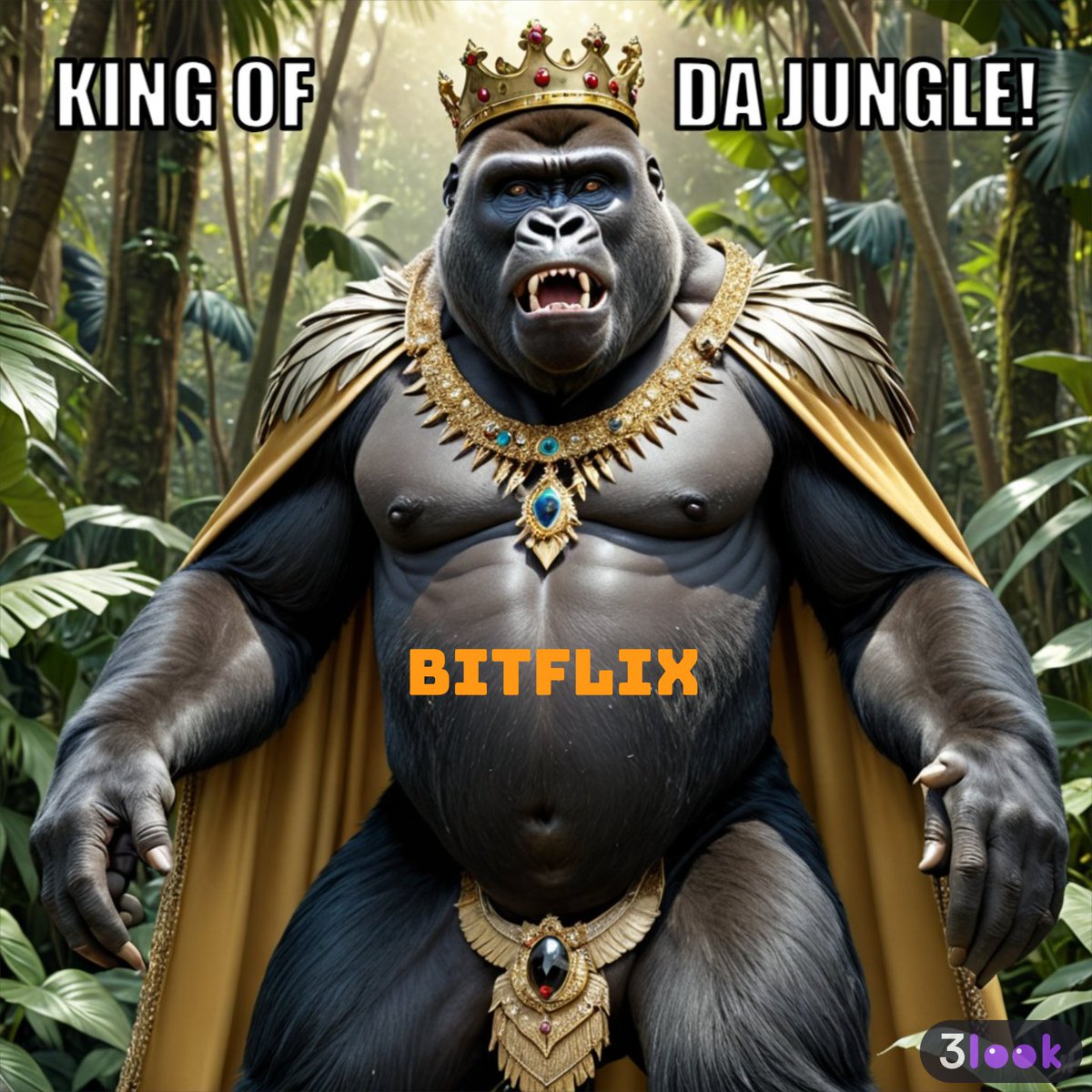 Sparkles67914's tweet photo. KING OF DA JUNGLE! Here is my entry

@bitflix_token #BITFLIX    

8iXA9rvACbpW8KJLXZE98dni4aYaJurqRnuUh9XZP5Us https://t.co/BTi7jpXge7