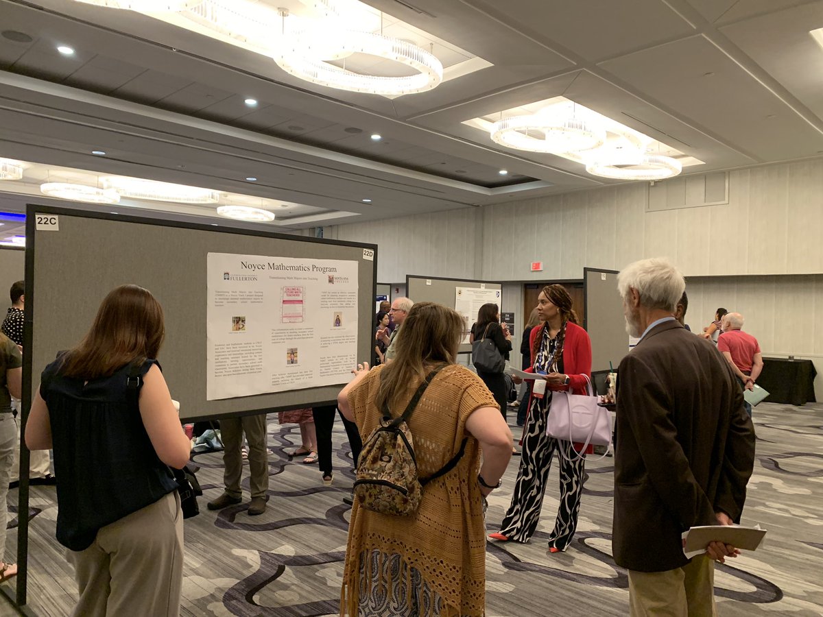 Both of the poster sessions were a major hit. Thank you to all of our presenters for sharing your work! #Noyce24