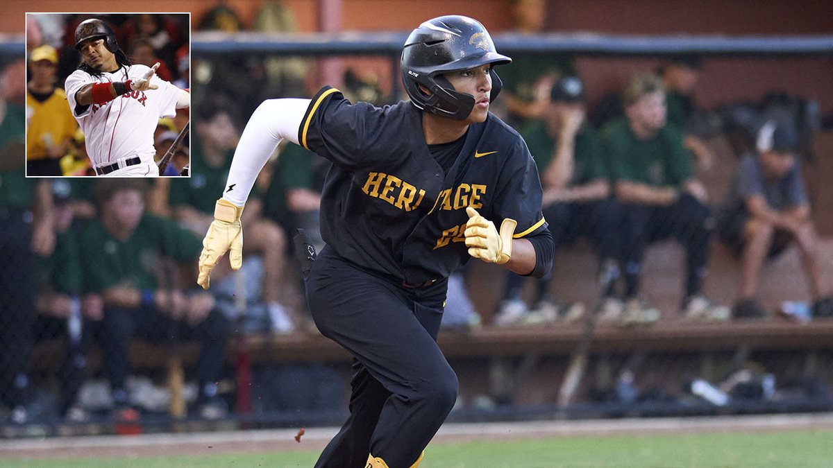 MLB Pipeline (@mlbpipeline) on Twitter photo Manny's son gets drafted!
Lucas Ramirez, an outfielder out of American Heritage School in Florida, has been selected by the <a href="/Angels/">Los Angeles Angels</a> in the 17th round. Manny's son gets drafted!
Lucas Ramirez, an outfielder out of American Heritage School in Florida, has been selected by the <a href="/Angels/">Los Angeles Angels</a> in the 17th round.