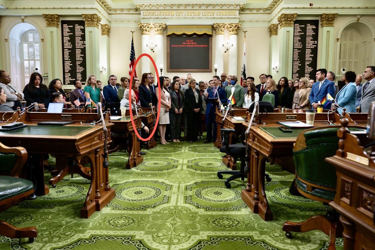 AlexBalekian's tweet photo. A teacher at your 11yo daughter’s school learns your daughter has a higher risk of suicide than the average girl.
Laura Friedman passed a bill allowing the teacher to keep that secret from you.
Why would you think sending Laura to Congress would lead to any good?
#AB1955 https://t.co/oASYeJ8Bpp