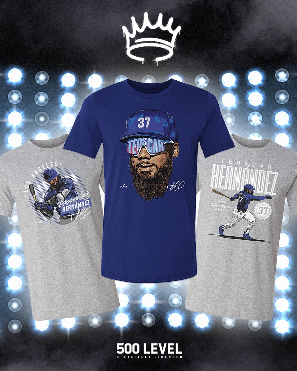 500LEVEL's tweet photo. Teoscar Hernandez outlasted Bobby Witt Jr. by one home run to steal his first home run title! Get in on the action with 30% OFF our Teoscar Hernandez MLBPA Collection today only, just by using code TEOSCAR30!
#mlbpa #homerunderby #teoscarhernandez #500level #inmylevel https://t.co/ncLoq4e3Hz