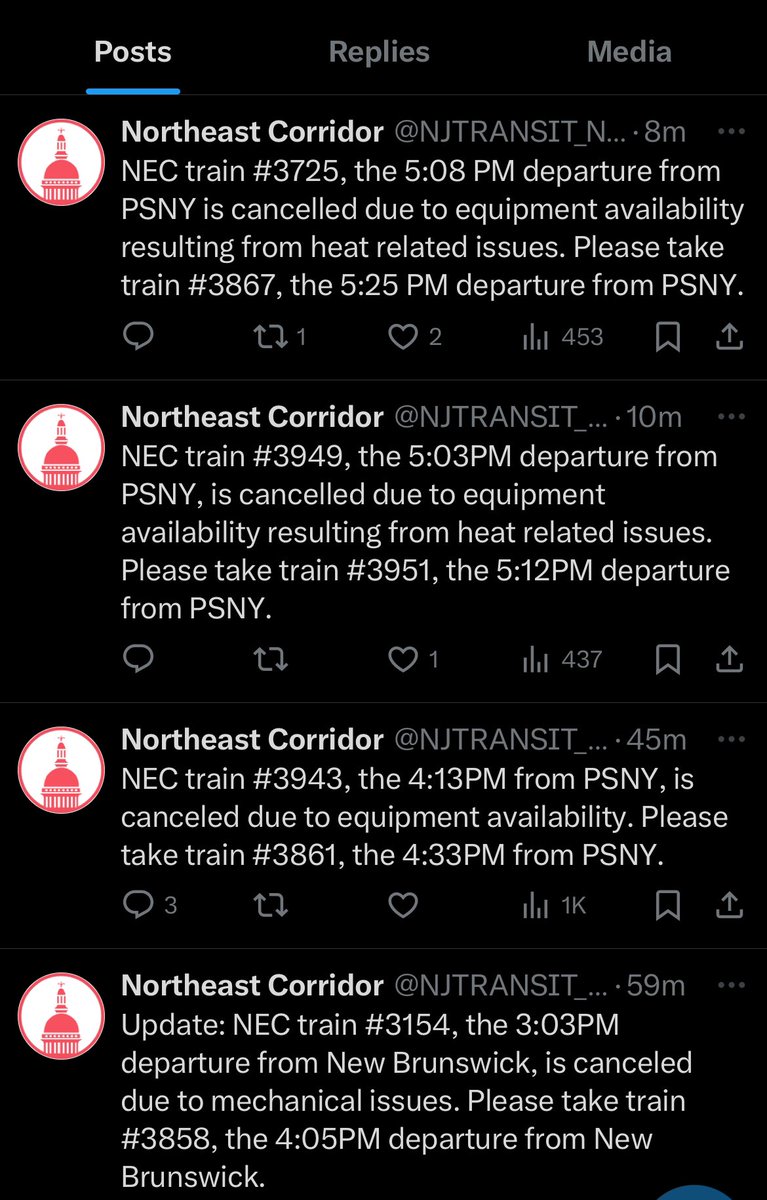 ganesh_696's tweet image. Another day! Another round of peak hour fun from @NJTRANSIT They never disappoint you. Never! @FuckNjTransit @GovMurphy #NJTransitFails #WorstTransit