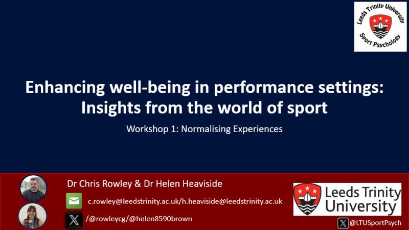 Helen Heaviside (@helen8590brown) on Twitter photo Enjoyed delivering our first CPD session on 'Enhancing well-being in performance settings: Insights from the world of sport' to West Yorkshire Police yesterday with <a href="/rowleycg/">Chris Rowley</a>. Thanks to <a href="/danibrownmbe/">Danielle Brown MBE</a> for sharing your experiences in the session. Enjoyed delivering our first CPD session on 'Enhancing well-being in performance settings: Insights from the world of sport' to West Yorkshire Police yesterday with <a href="/rowleycg/">Chris Rowley</a>. Thanks to <a href="/danibrownmbe/">Danielle Brown MBE</a> for sharing your experiences in the session.