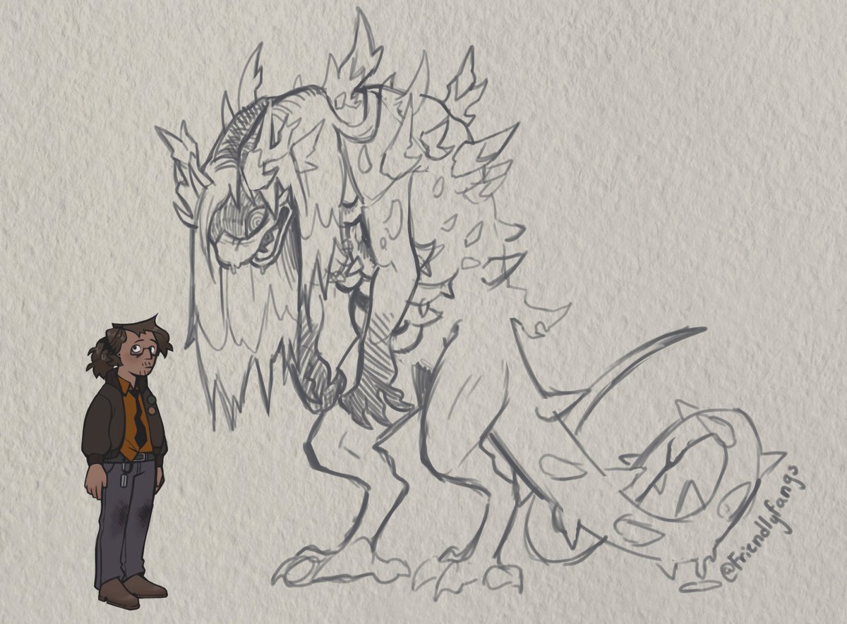 silent hill: reverie final boss, with game notes &amp; a riley for scale
(first image hidden for like body horror &amp; blood and stuff)