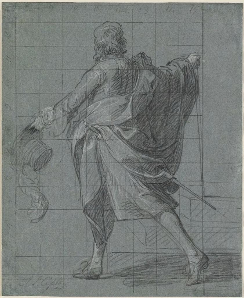 ArtistCopley's tweet photo. Figure Study for "Monmouth Before James II Refusing to Give the Names of His Accomplices" https://t.co/tcQOx1bpvm https://t.co/hI6LDYWc5b