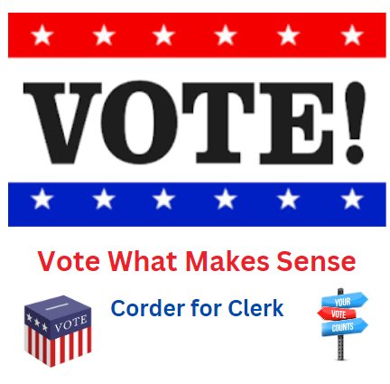 srcisme's tweet photo. #corderforclerk https://t.co/gSGXIZDiIQ