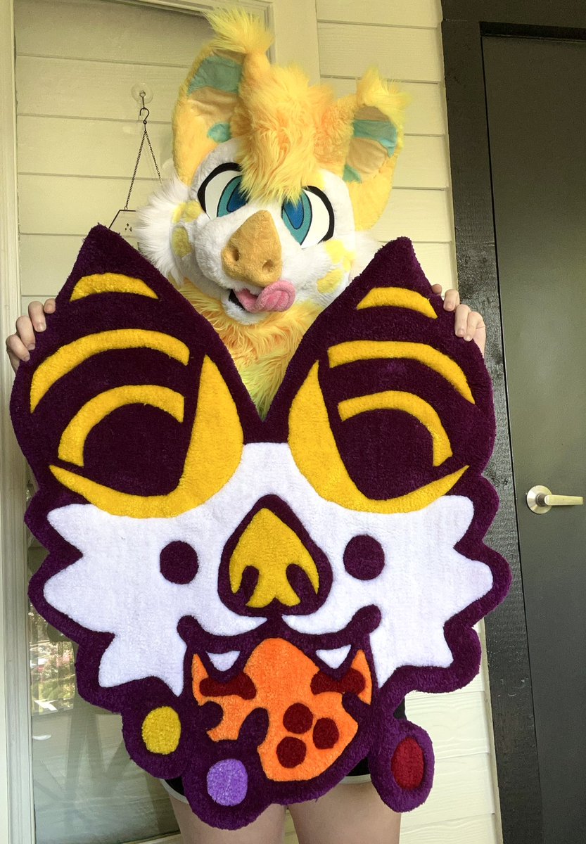 Really cool thing just came in! Amazing Fruit Club! rug by <a href="/PibbleParty/">🎉Pibble Party! 🎉</a> 🧡