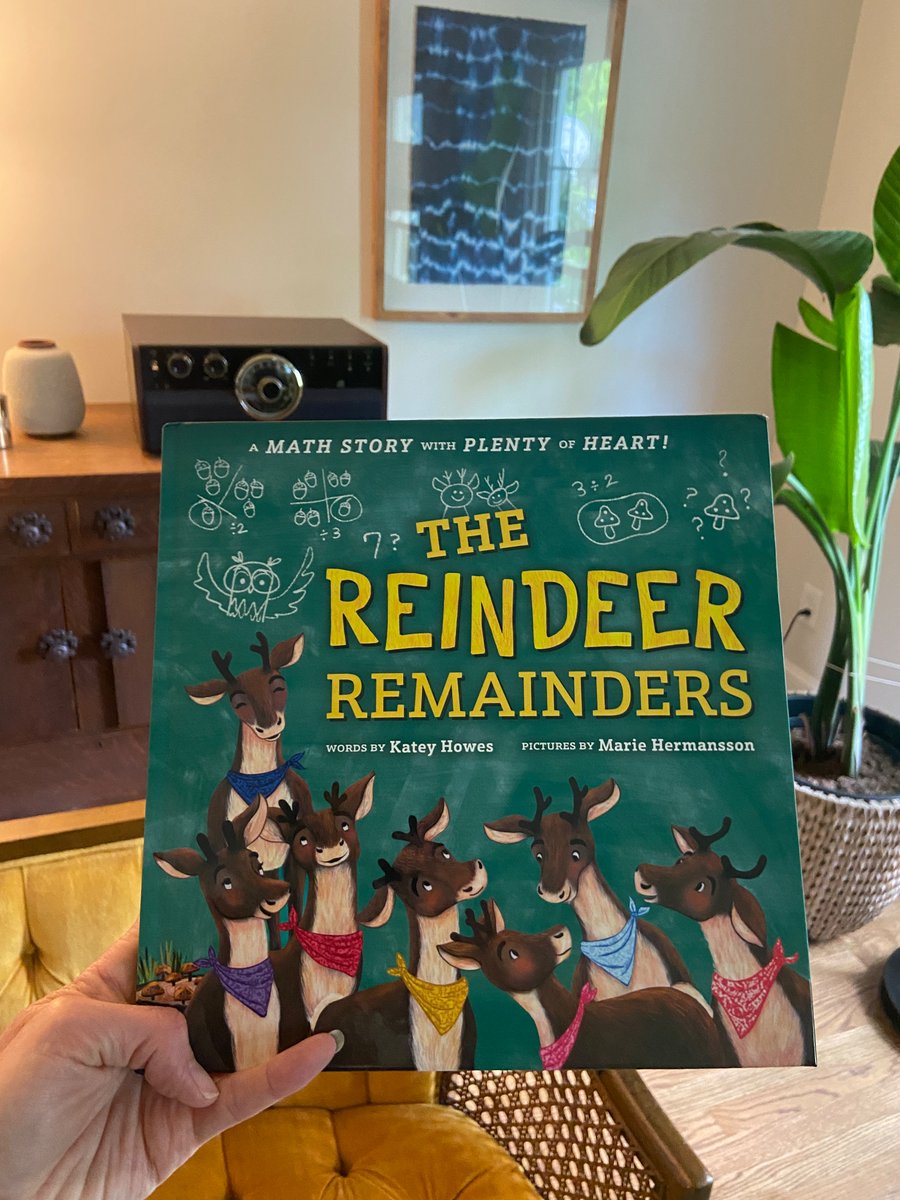 Happy book birthday to THE REINDEER REMAINDERS! A joy and comfort to hold tight a piece of Katey’s heart today 💛 Big congrats to <a href="/Kateywrites/">Katey Howes</a> <a href="/MarieHermansson/">Marie Hermansson</a> <a href="/SourcebooksKids/">Sourcebooks Kids</a>