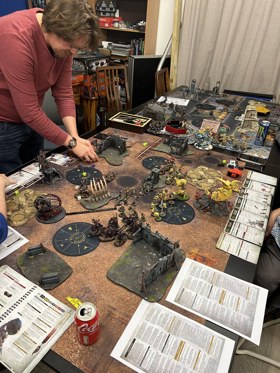 AoS_Marshy92's tweet photo. New editions new club mates?!

Hosted an into to 4th edition at my local club and supplied everyone with a 1k point army. 8 new faces and hopefully see them all again next week! https://t.co/NEMMqq6Bu8