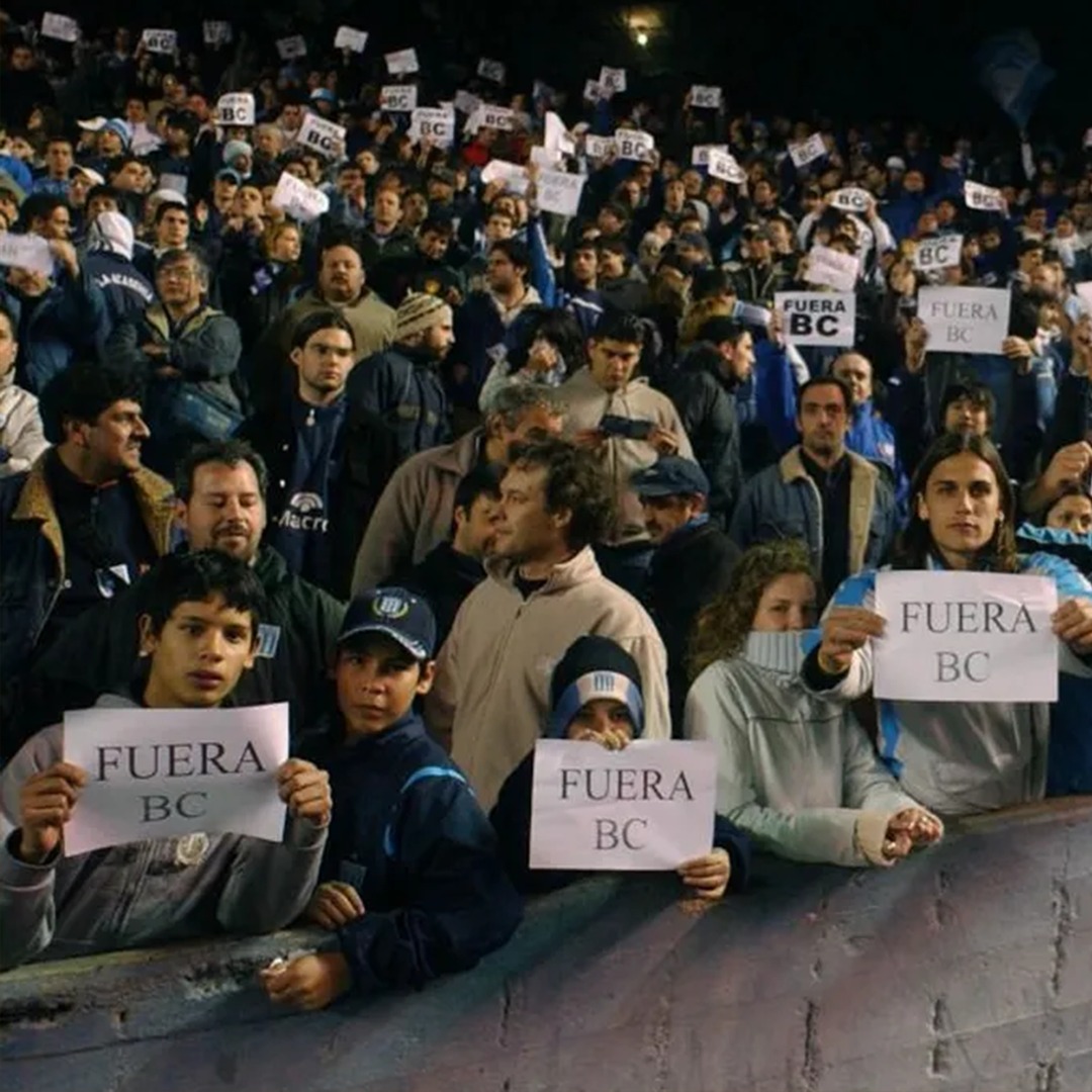 MasRacingOK's tweet photo. Nuestros campeones del mundo se formaron en el Predio Tita, construido por hinchas y no por Blanquiceleste (que sólo nos dejó deudas y abandono).

En #Racing ya elegimos hace 16 años: el club es y será de su gente. El presente y el futuro están en nuestras manos. #NoALasSAD https://t.co/GvCgWzLc7b