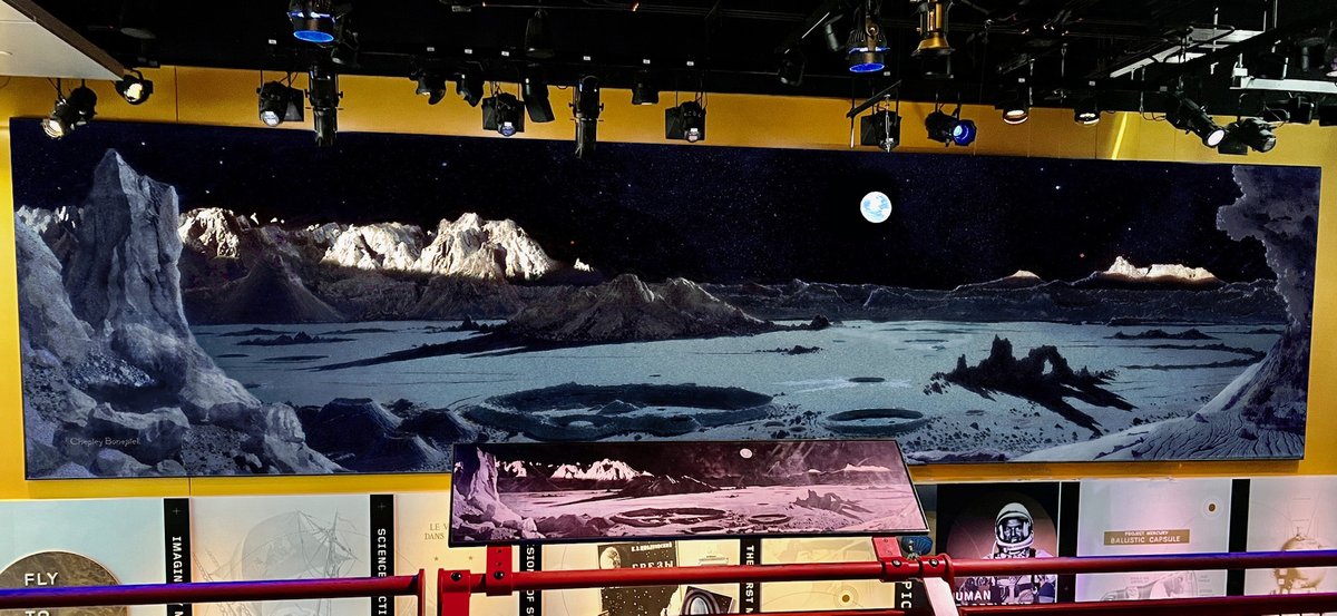 A TRIP TO THE #MOON! Click the link to read the latest issue of Bonestell Brushstrokes where our Producers Doug Stewart, Ron Miller &amp; Melvin Schuetz report on seeing Chesley's restored masterpiece "A #Lunar Landscape" at <a href="/Smithsonian/">Smithsonian</a>'s <a href="/airandspace/">National Air and Space Museum</a> museum!
bit.ly/TakeaTriptothe…