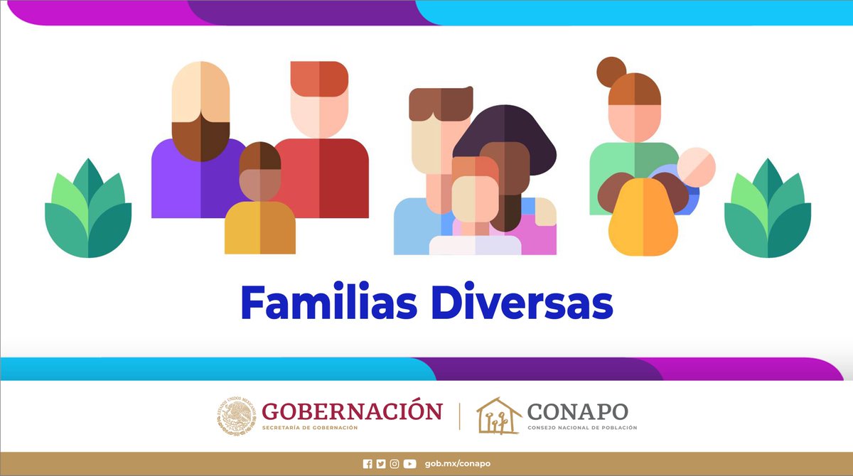 CONAPO_mx's tweet photo. La diversidad familiar es un elemento enriquecedor de la convivencia donde deben predominar la tolerancia y el respeto.
Conoce más sobre las diferentes formas en las que las familias se organizan y conviven en el siguiente #Memorama: https://t.co/gAPG9b6IhT https://t.co/XlM5rFynX9