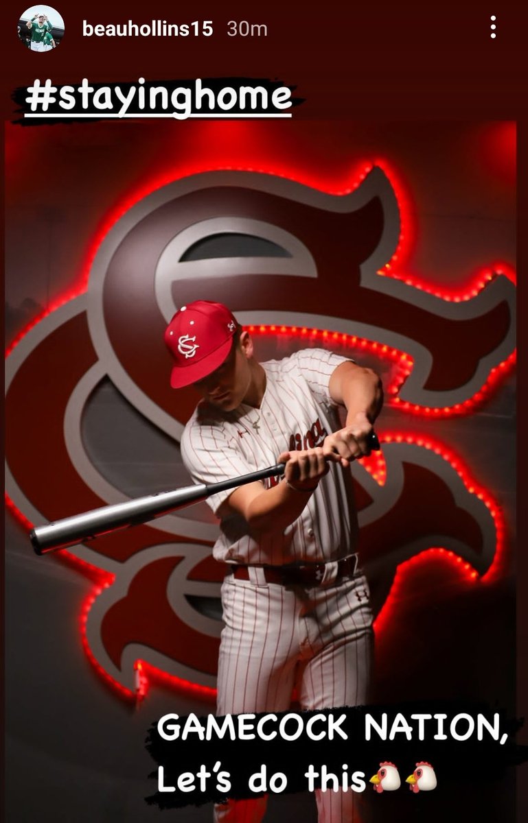 Sinderella_SC's tweet photo. South Carolina signee 1B Beau Hollins has announced that he is forgoing any professional baseball opportunity and coming to South Carolina!

Huge get for Paul Mainieri and staff! https://t.co/HXOAtK5Pqj
