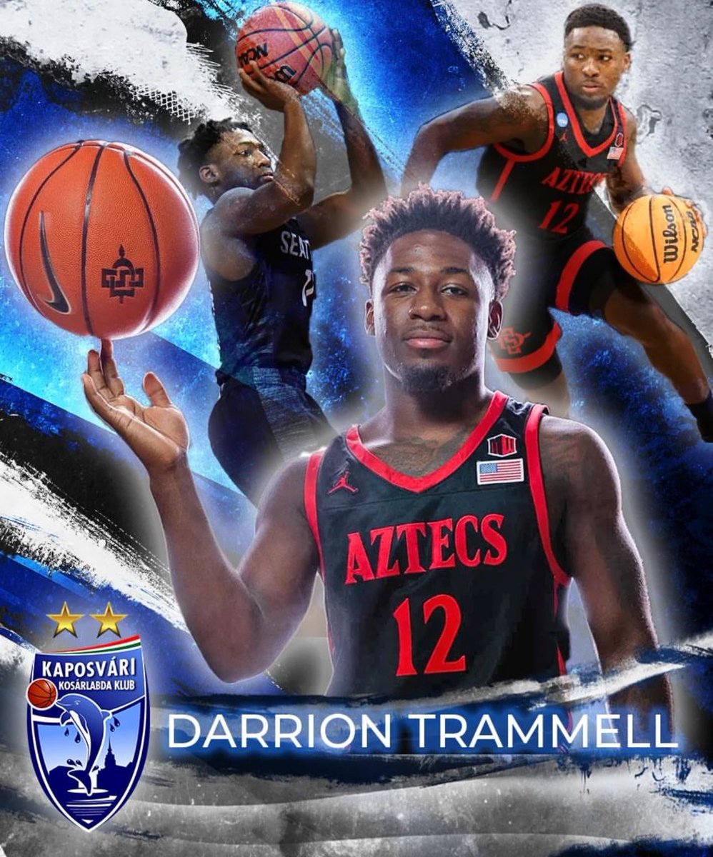 GSP_Bball's tweet photo. Congrats to our guy Darrion Trammell signing professionally in Europe Kometa Kaposvari KK in Hungary 🇭🇺 #CrewAlum #OverseasPro https://t.co/LL8KFUJGC1