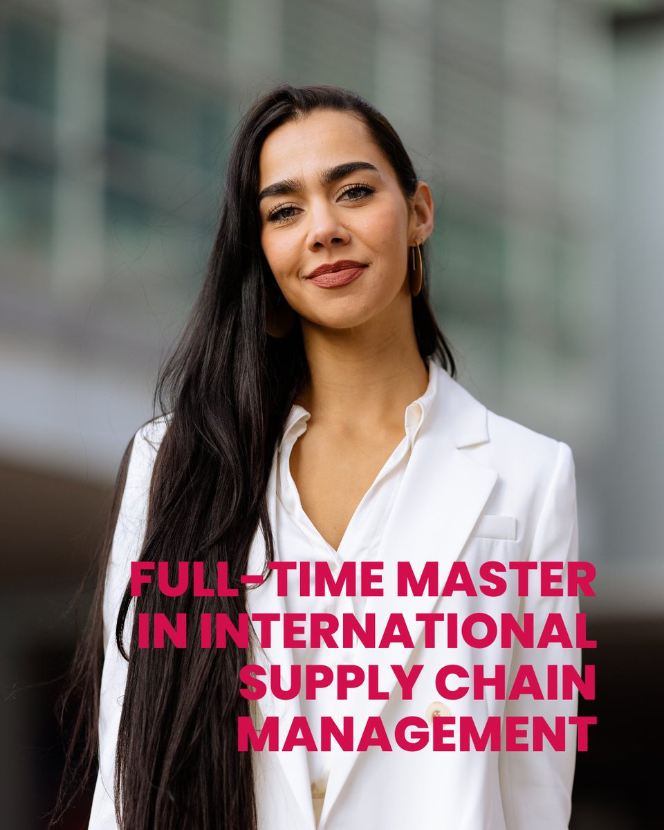 Ready to take your passion for global logistics to the next level? 🌐
For more information about our programme visit our website to know more about pursuing a Master's in International Supply Chain Management and get ready to shape the future of global trade!