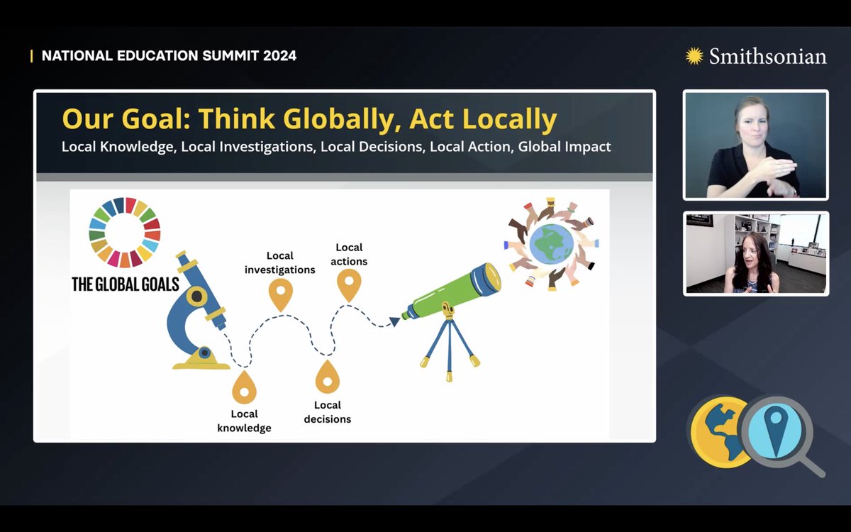 MrsKowalevicz's tweet image. Awesome day 1 of the @SmithsonianEdu National Education Summit! Loving the theme this year: "Together We Thrive: Connecting at the Intersections" 💡🤝🌍 #EducatorExplorer #LifelongLearner #ThinkGlobalActLocal #Inquirer @APSlearns @RandolphIBStars