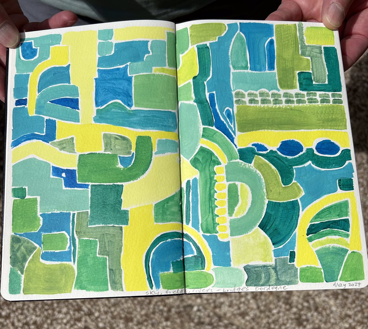 mastgirl62's tweet photo. Some of my journal paintings from June, in France. Landscape impressions, mostly.
#abstractart
#abstractimpressionism https://t.co/gCi1vCr8aV
