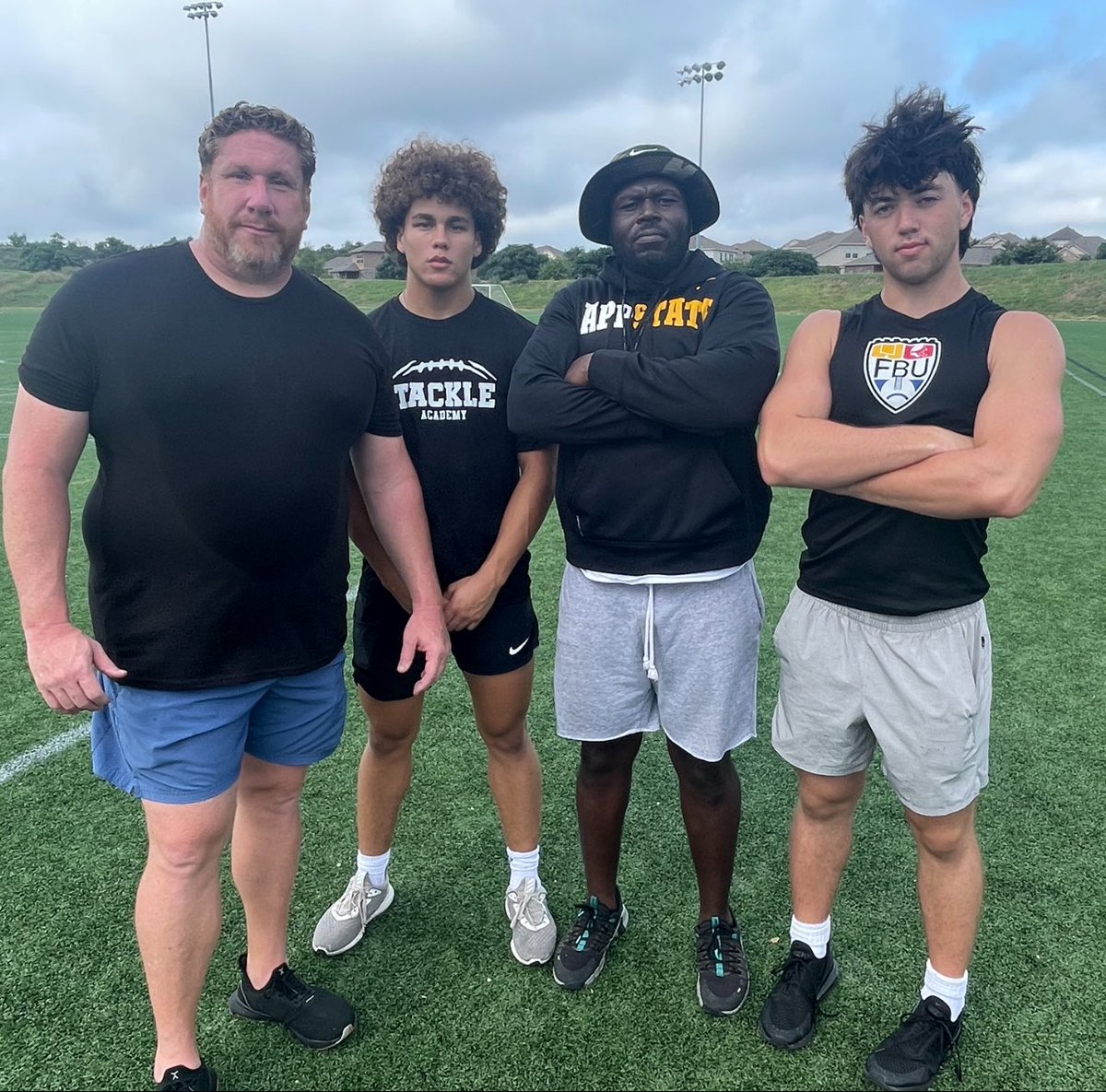 JacenMay's tweet photo. Great time coaching the youth with my former coaches! @wilmay4 @LagoFootball https://t.co/Sq9MJMB8JD