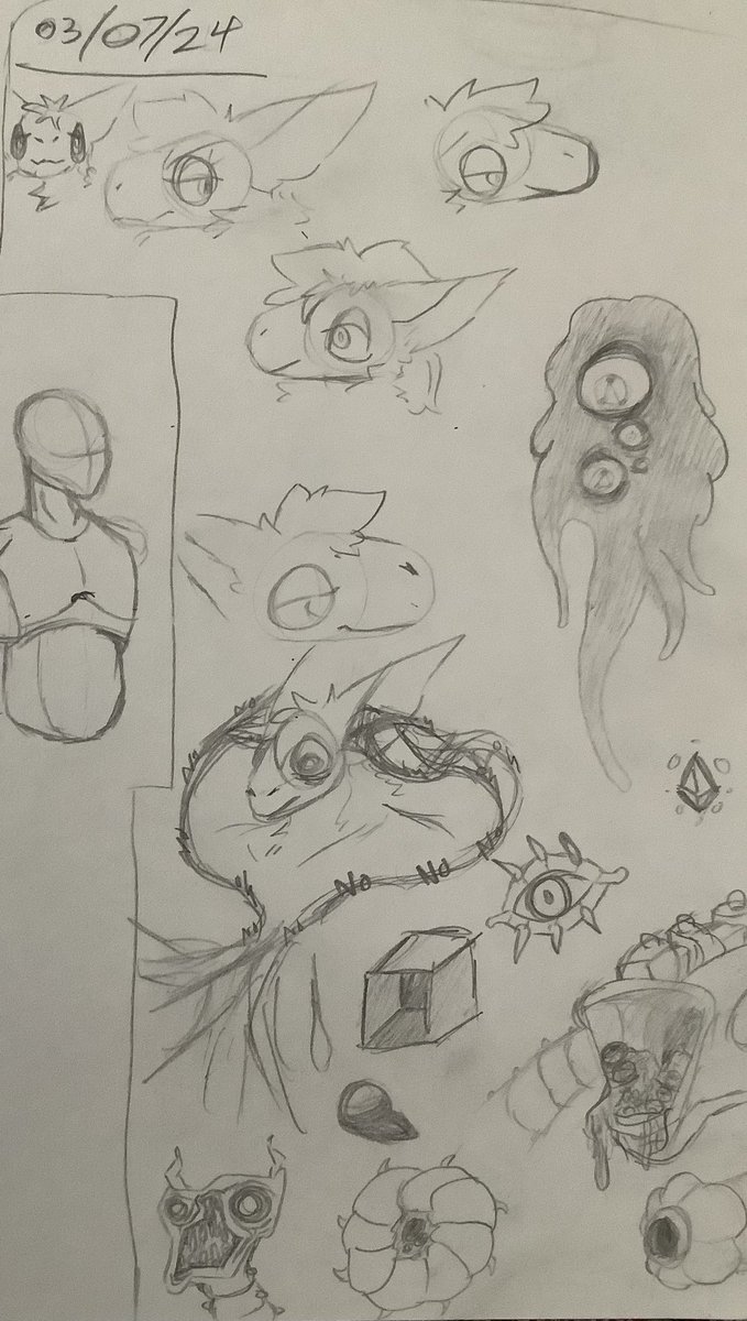 EldrichScribler's tweet photo. Fun nasty sketchbook doodles https://t.co/cJy0N3WlMg