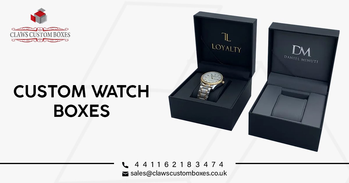 clawsltd's tweet image. Keep your watches safe and stylish with our elegant watch boxes.

☎️𝑪𝒂𝒍𝒍 𝒕𝒐 𝑶𝒓𝒅𝒆𝒓: +44 116 218 3474
📦𝑶𝒓𝒅𝒆𝒓 𝑵𝒐𝒘: shorturl.at/iNtJL

📧 𝗘𝗺𝗮𝗶𝗹: sales@clawscustomboxes.co.uk

#WatchBoxes #LuxuryPackaging #UKRigidBoxes #clawscustomboxesltd