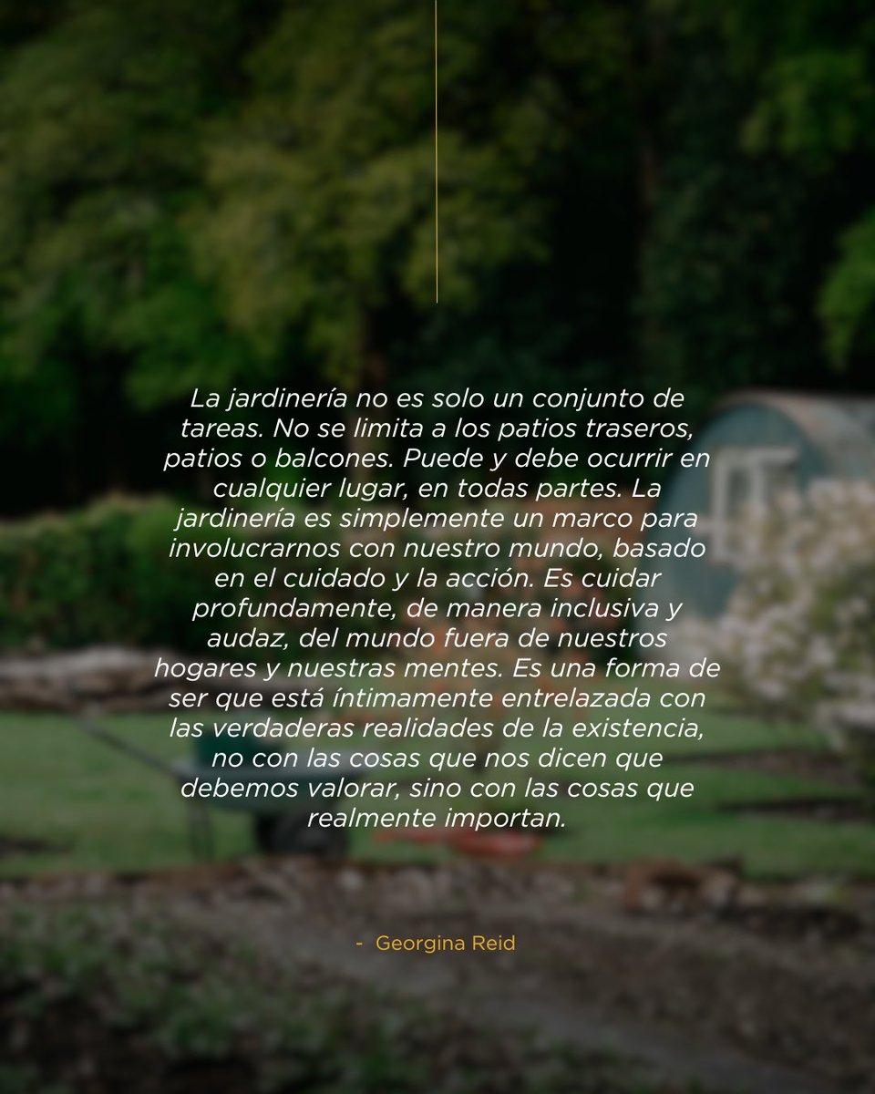 🌿 La jardinería es un acto de amor y cuidado hacia nuestro entorno. ¡Vamos a cultivar no solo plantas, sino también un futuro más verde! 🌍💚

#Jardinería #Naturaleza #CuidadoDelMedioAmbiente #MargaretRoach #Sostenibilidad #AmorPorLaTierra #CultivandoFuturo #VidaVerde