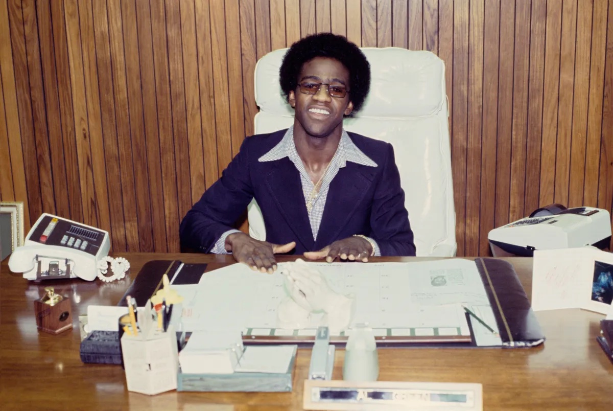 Working hard in my Memphis office back in 1978. Photo by Ebet Roberts/Redferns