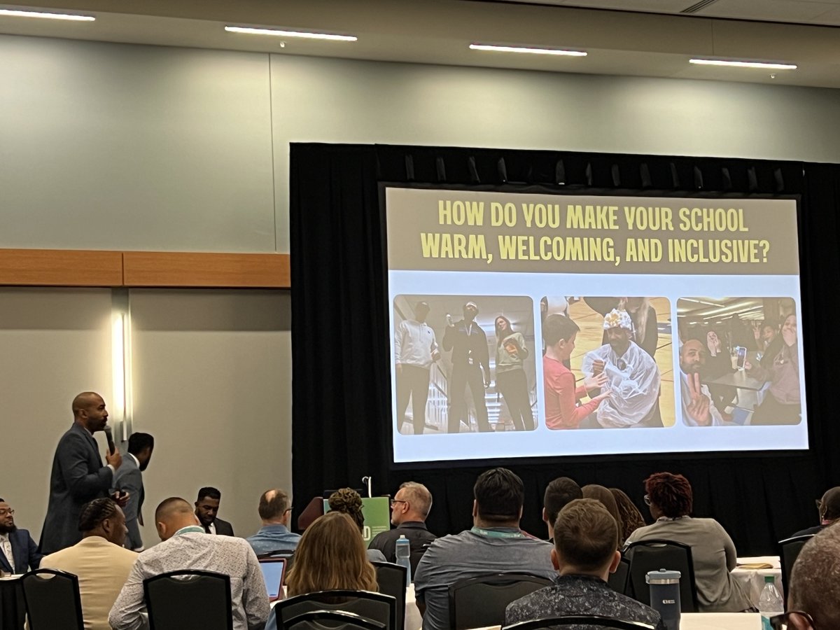 I am proud to see our <a href="/MEMSPA/">MEMSPA</a> leaders presenting at the #principalsUNITED Conference! <a href="/WillBurrel/">Willie Burrel II</a> was fantastic, authentic, and represented what he does to ensure students have a warm, welcoming, and inclusive school! <a href="/msms_sailors/">Mona Shores Middle School</a>