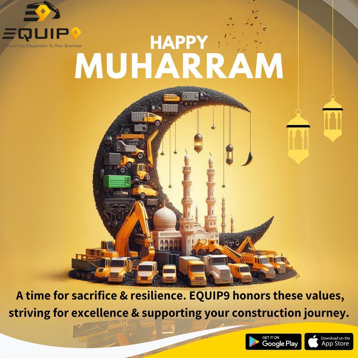 Equip9_'s tweet image. Muharram: A time of reflection and resilience. Equip9 stands with our community in honoring this sacred month. Let's build together with strength, compassion, and a commitment to progress. #Muharram #Equip9 #StrengthThroughUnity