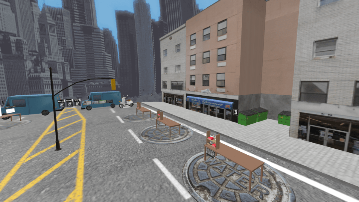 🦊＜「PR用にリアル風NY会場欲しい！」というスタッフからの要望により、サクッとNY会場を新開発環境に復元！ついでに諸々デザイン調整！しました！
1枚目が元会場、2枚目がリメイク後。結構劇的びふぉあふしたかも🤔
リメイク後のNY会場、気にいった方はWebオンリー主催にご活用ください！🥰✏