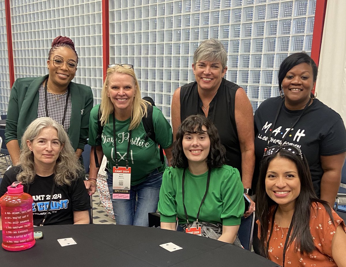 Twitty__Tweets's tweet image. What a joy to be at CAMT with amazing @gisdnews Secondary Math Educators!! Phenomal presentations by @Ashlee_Treadway @MabralovesMath @dawnstaley @IvyMcGrawGISD @CHulkewicz Sara Wessels and Roni Gibson!! #CAMT24