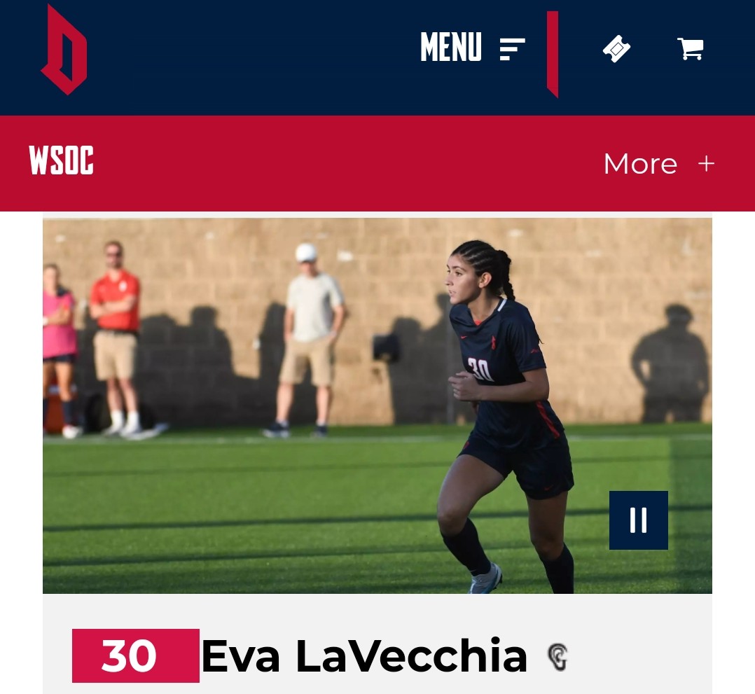 A10ws's tweet image. There are now just Eva LaVecchia (30) days left until #A10wsoc season. #PutEmUp