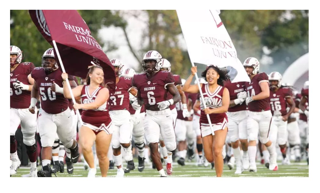 Tray_Jones1's tweet photo. Blessed to say I will be taking my talents to The Fairmont State University! After a great conversation thank you for giving me this opportunity! #SOAR 
100% committed 
@CoachBarker_99 
@CoachLucas10 
@FairmontStateFB https://t.co/yp6Yt9W491