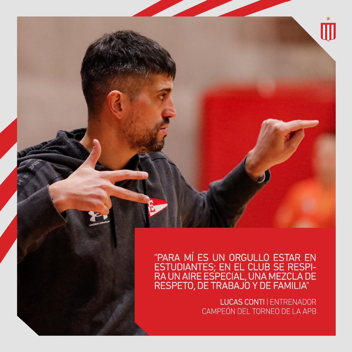 EdelpBasquet's tweet photo. 🏀⭐ En exclusiva con el sitio oficial, Lucas Conti valoró el título obtenido.

➡️ La entrevista completa, en https://t.co/gTRw5inNGV. https://t.co/q6soDsHGrk