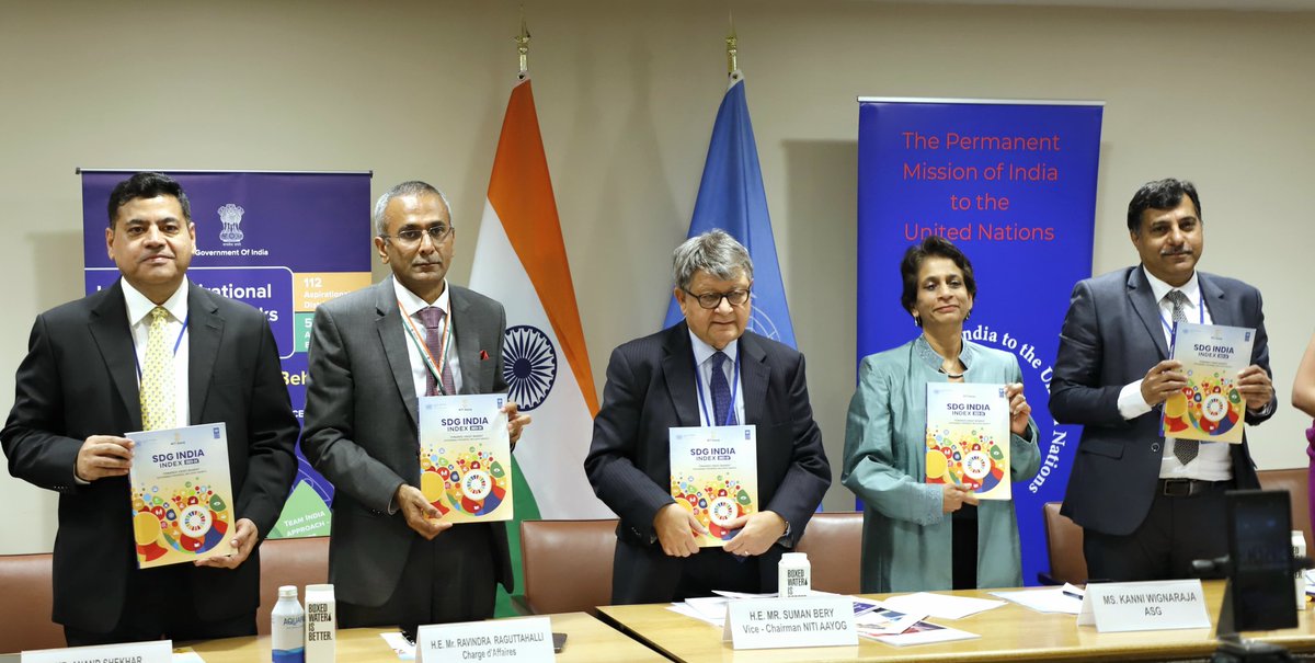 IndiaUNNewYork's tweet photo. #IndiaAtUN

Recap of the #HLPF Side Event today - "Leaving No One Behind: India’s Experience in Accelerating SDGs" https://t.co/EouzssPz2B