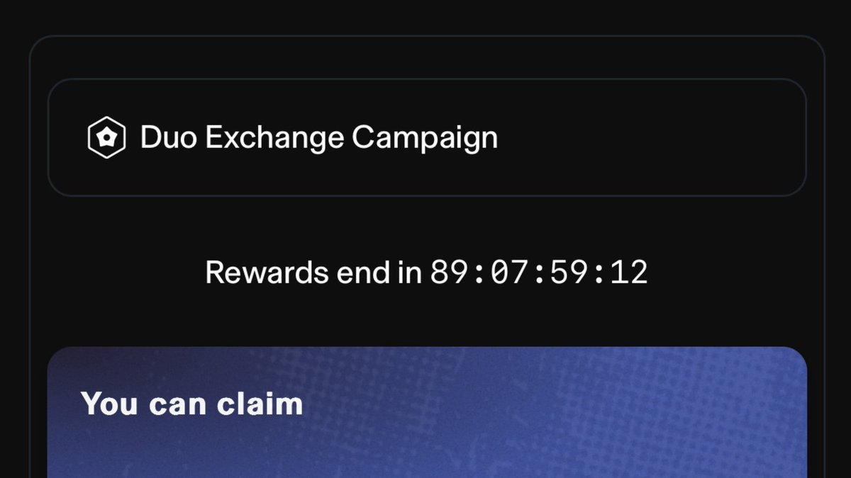 ProtocolRing's tweet photo. 🎉 Double the fun with Duo! 🎉 @DuoExchange users can now claim your Ring Points! 🎁 Visit https://t.co/X9kltcDNwm for your reward. Thank you for all amazing support!  #Duo #Ring @particle_trade @Agent_Fi https://t.co/kTIuiMYli9