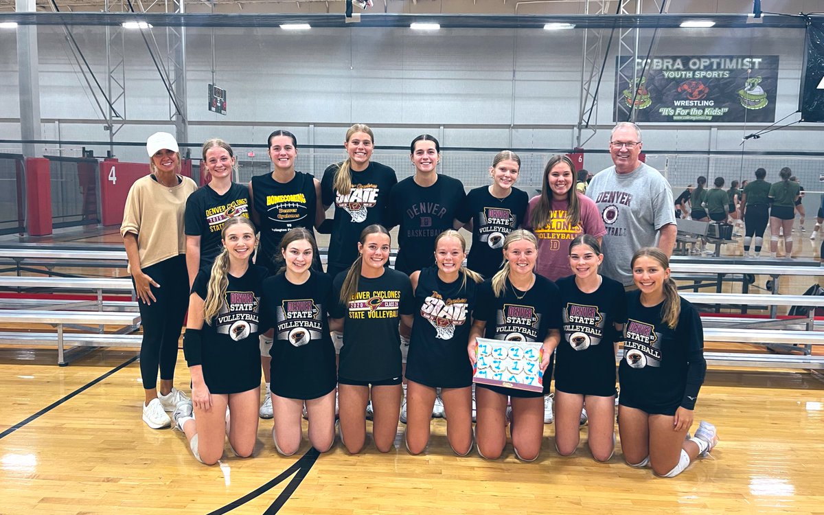 Great couple days at Creighton—the most competitive team camp we have ever attended. Spent the past two days competing against schools from NE, SD and IA. Ended the day by winning the silver bracket as we defeated Hinton, Ankeny and Marian (NE) in the finals. Go Cyclones!!!!
