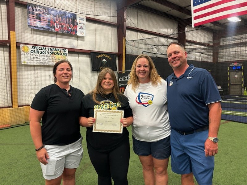 <a href="/softballcentra1/">Softball Central</a> 2024 Scholarship winners! 
Softball Central scholarship - Mia Gilham
Dave Garbacz Memorial Scholarship - <a href="/MiaVannelli2024/">Mia Vannelli</a> 
Roger Weiss Memorial Scholarship - Michaela Mazur
Congratulations girls!
<a href="/bufnewspreptalk/">BuffaloNewsPrepTalk</a> <a href="/WNYAthletics/">WNY Athletics</a> <a href="/WGRZHSSports/">WNY HS Sports</a>