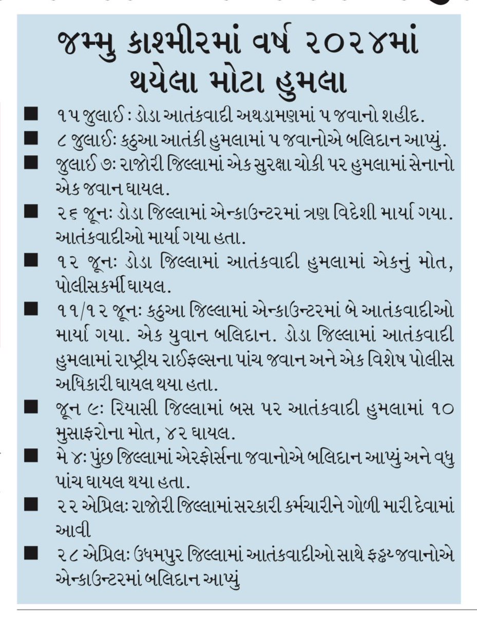 sanjayezhavaRTI's tweet photo. ભક્તોના કહેવા મુજબ નોટબંધી કરીને સાહેબે આતંકવાદીઓની કમર તોડી નાખી, છતાં હજી સંખ્યાબંધ આતંકી હુમલાઓ થાય છે તેમાં નેહરુનો હાથ હોઈ શકે ખરો !? 

કેમ શું કહેવું છે તમારે ? 

#RIP #Soldiers #Citizens https://t.co/EcWKmFn6V6