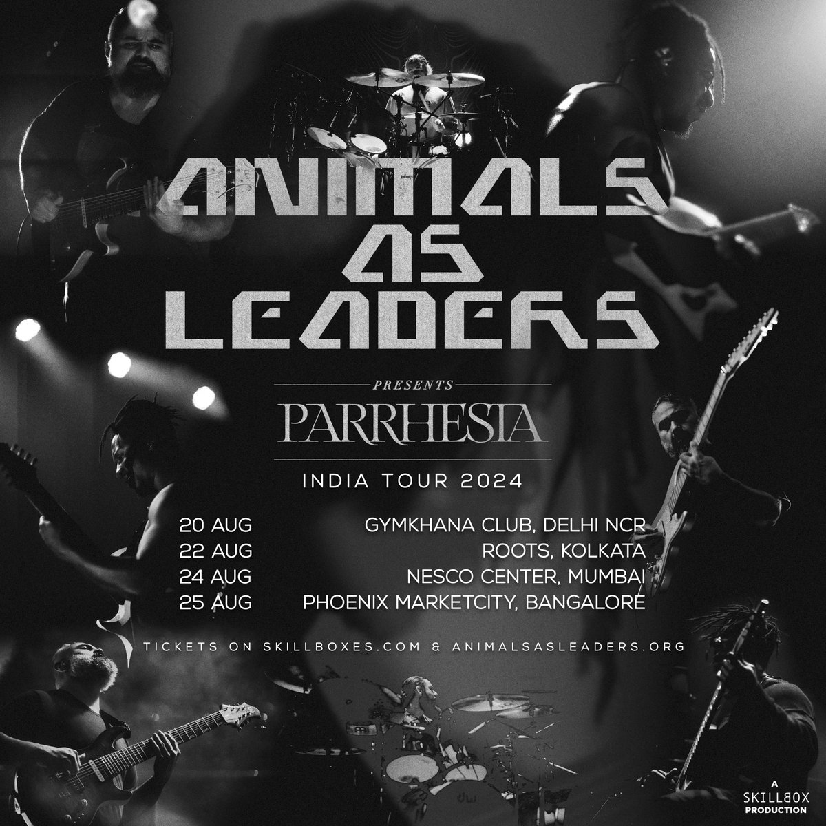 Tickets for the Parrhesia India Tour are on sale now!

Visit animalsasleaders.org for ticket links and more info.

#animalsasleaders #parrhesia #india