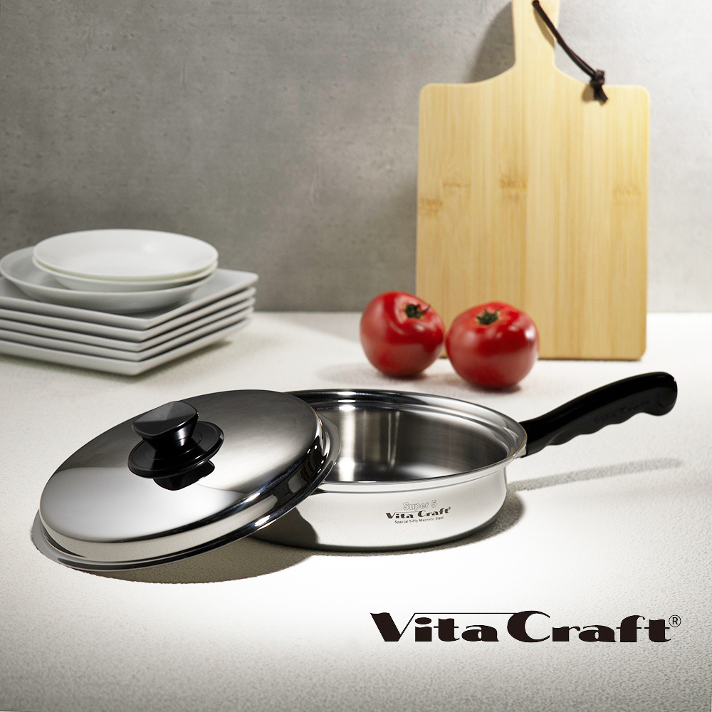 ビタクラフトスーパー5フライパン24.5cm Amazon｜ビタクラフト フライパン 24.5cm IH対応 ステンレス 蓋付 10年