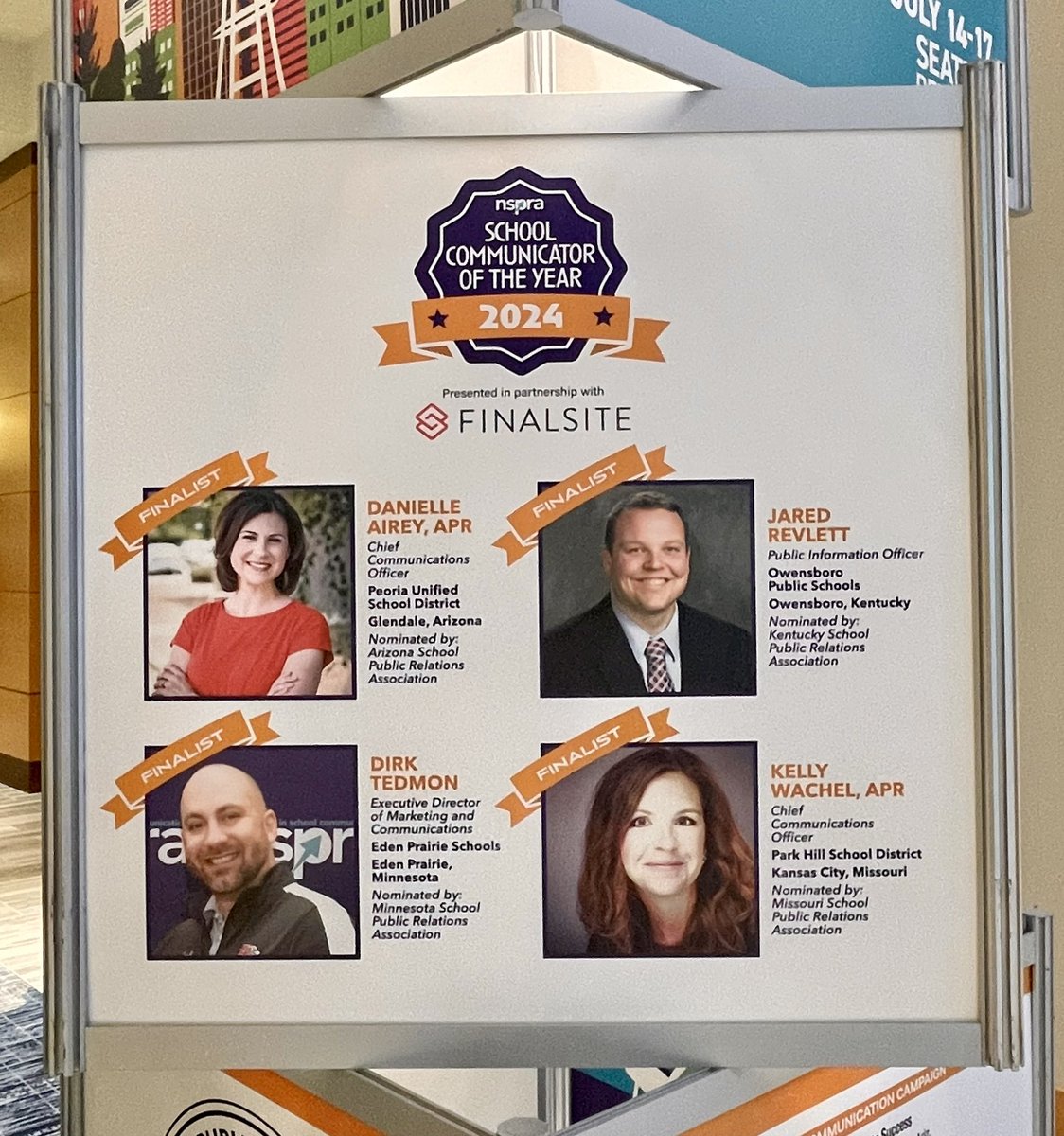 Kelly Wachel, APR (@kellywachel) on Twitter photo Grateful to be a finalist for National School Communicator of the Year. Thank you <a href="/Finalsite/">Finalsite</a> & <a href="/NSPRA/">NSPRA</a>.
With this:
Schools are places where kids are helping change things for the better; never has it been more important.
Congrats <a href="/DirkTedmon/">Dirk Tedmon</a> <a href="/dmarieairey/">Danielle Airey, APR</a> <a href="/ops_pio/">Jared Revlett</a> - proud of you. Grateful to be a finalist for National School Communicator of the Year. Thank you <a href="/Finalsite/">Finalsite</a> & <a href="/NSPRA/">NSPRA</a>.
With this:
Schools are places where kids are helping change things for the better; never has it been more important.
Congrats <a href="/DirkTedmon/">Dirk Tedmon</a> <a href="/dmarieairey/">Danielle Airey, APR</a> <a href="/ops_pio/">Jared Revlett</a> - proud of you.
