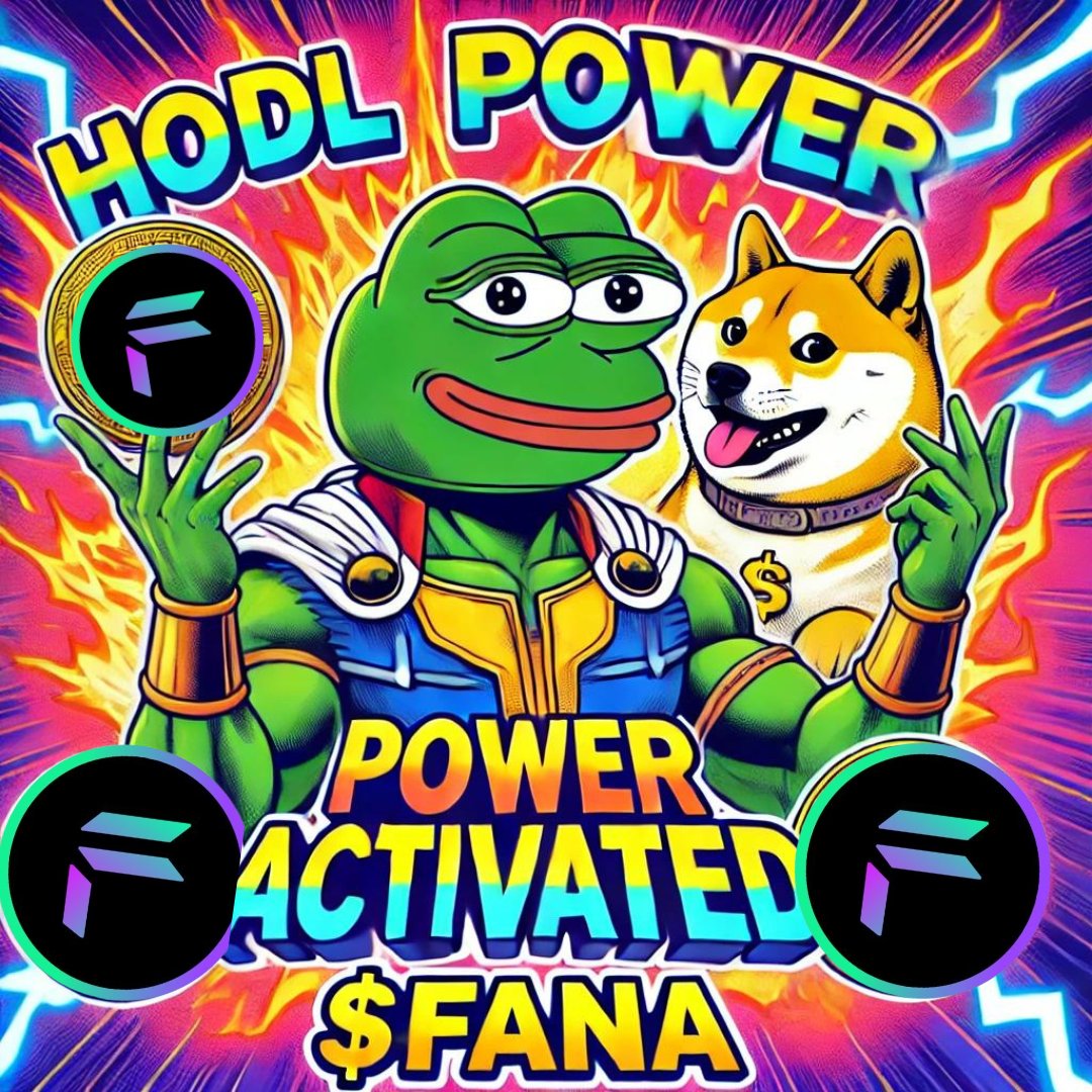 HODL power activated! 💪 $FANA price is pumping, and we’re all in! Who’s adding more $FANA to their wallet today? 🚀🌕 

#Foolana #HODLPower #Dailymeme