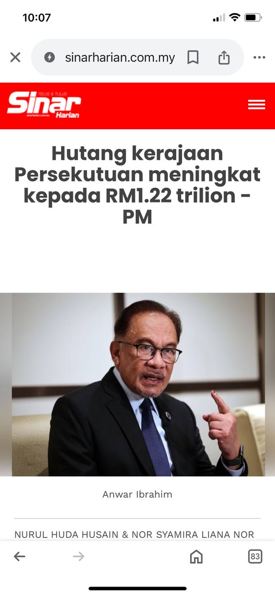 Hutang negara naik RM 1.22 trillion bukan sesuatu yang memeranjatkan.

RM 1.22 trillion ni apa? Ia ada hutang terkumpul

Tak ada apa pun yang pelik di sini

Sebab?

Setiap tahun kita akan defisit. Belanja lebih besar dari pendapatan.

Selagi defisit ini ada selagi tu lah hutang