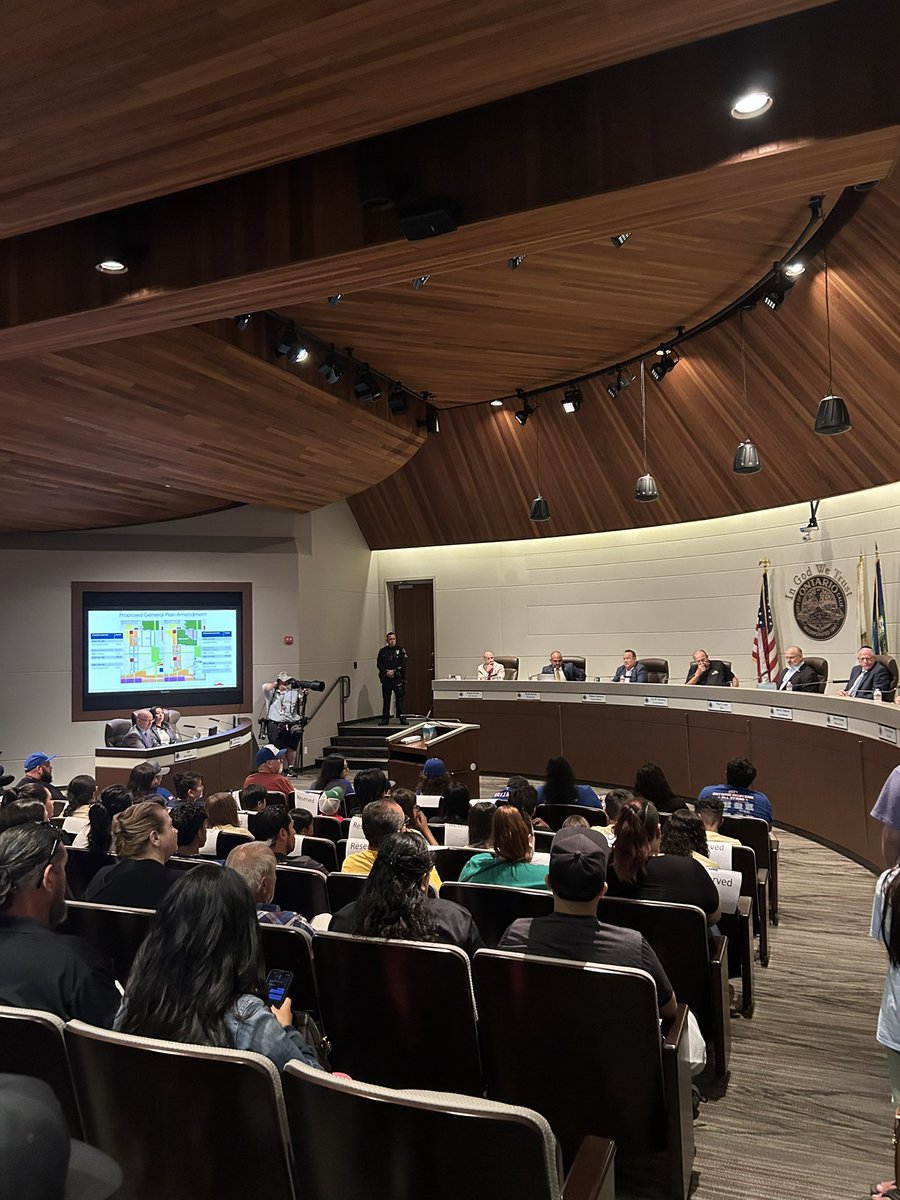 I’m here with the <a href="/sbsun/">The Sun</a> at the Ontario City Council meeting, where councilman Jim Bowman is present just a week after he was arrested on suspicion of DUI.