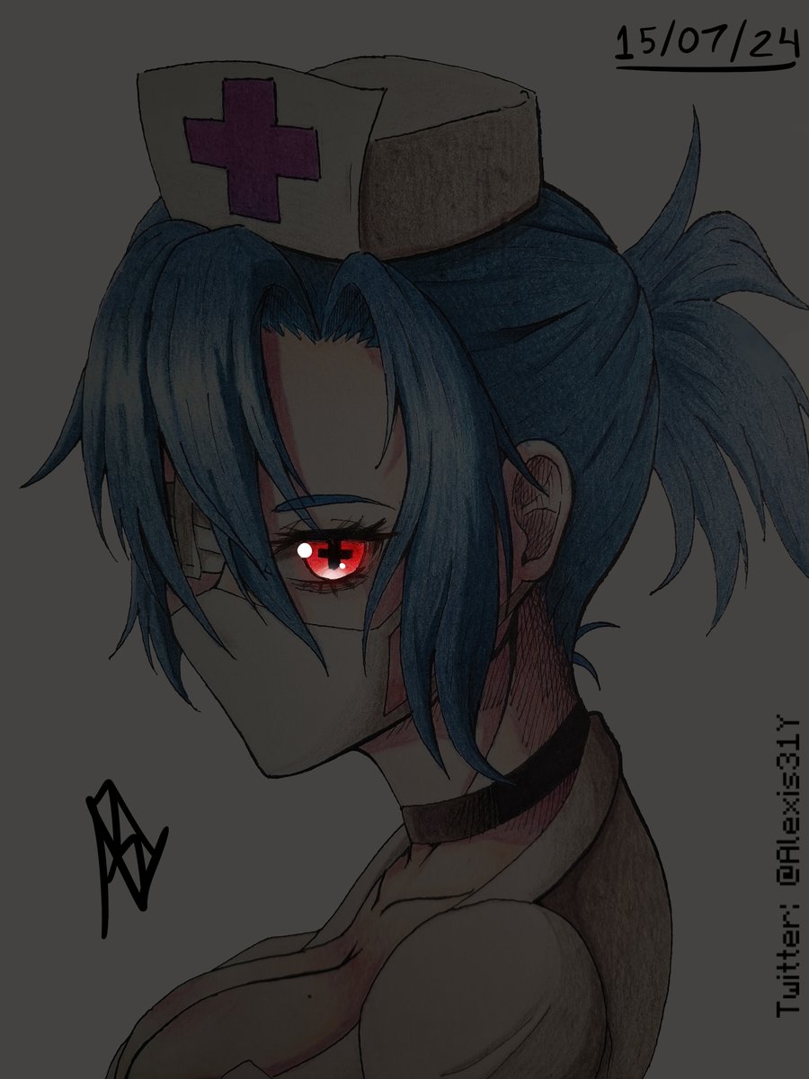 Alexis31Y's tweet photo. Personaje: Valentine
Juego: Skullgirls
#traditionalart #Fanart #Valentine  #SkullgirlsMobile #Skullgirls https://t.co/GkNAqTiYE5