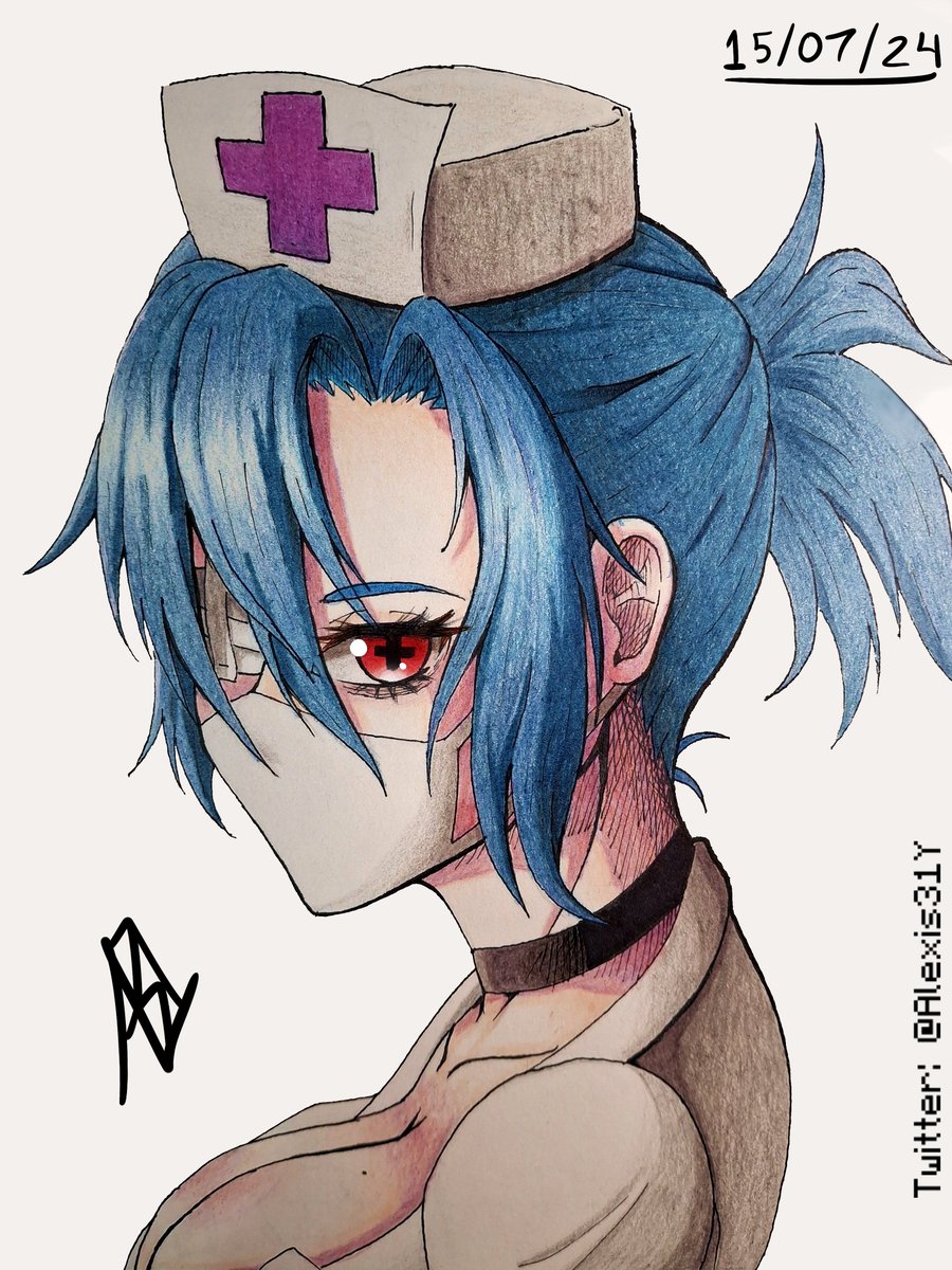 Alexis31Y's tweet photo. Personaje: Valentine
Juego: Skullgirls
#traditionalart #Fanart #Valentine  #SkullgirlsMobile #Skullgirls https://t.co/GkNAqTiYE5