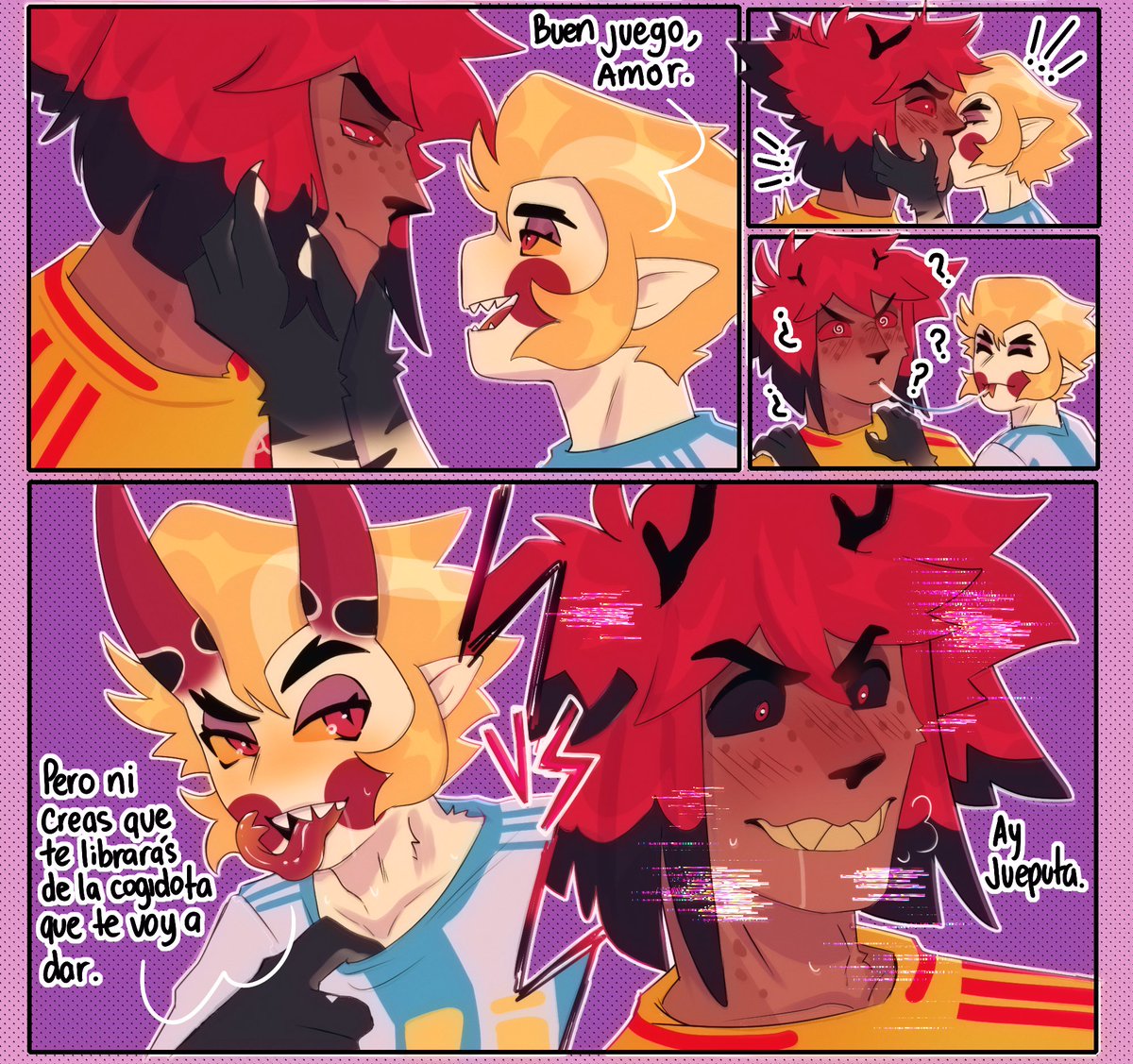Parte 3 del AU Copa América.
Perdió mi sele así que a Alastor le tocó abajo...

<a href="/murl_qnt/">Murl || COMMS OPEN 💗</a>  hizo su final alternativo en su perfil vayan a verlo jajsjsjajajaj
#radioapple #appleradio #hazbinhotel #CopaAmerica2024 #CopaAmerica #alastorxlucifer